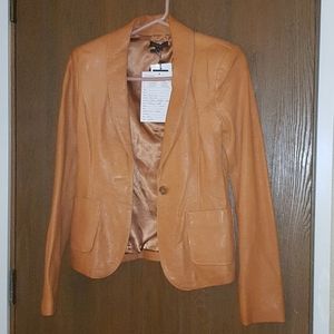 Rachel zoe blazer leather
